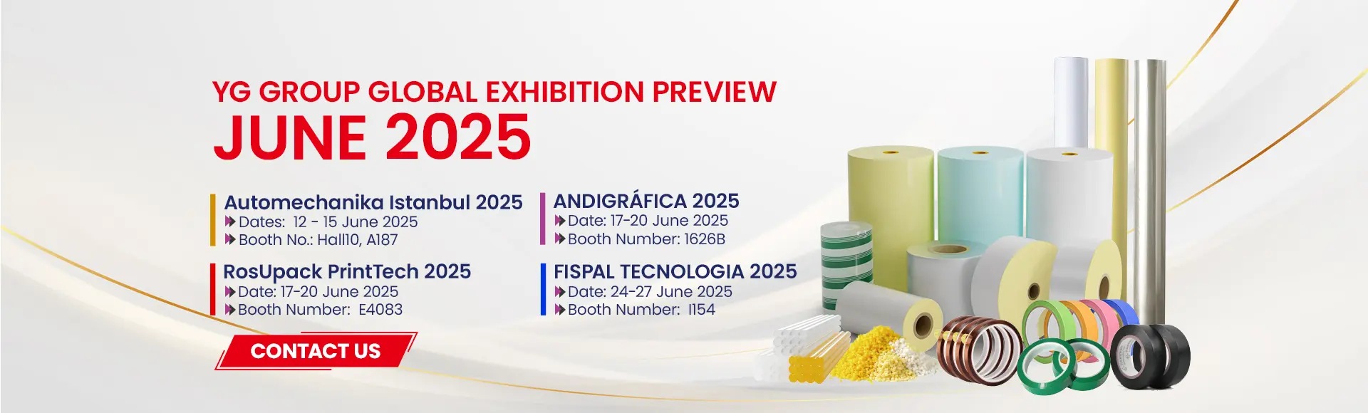 YG Adhesive Exhibitions On 2025 PC.webp